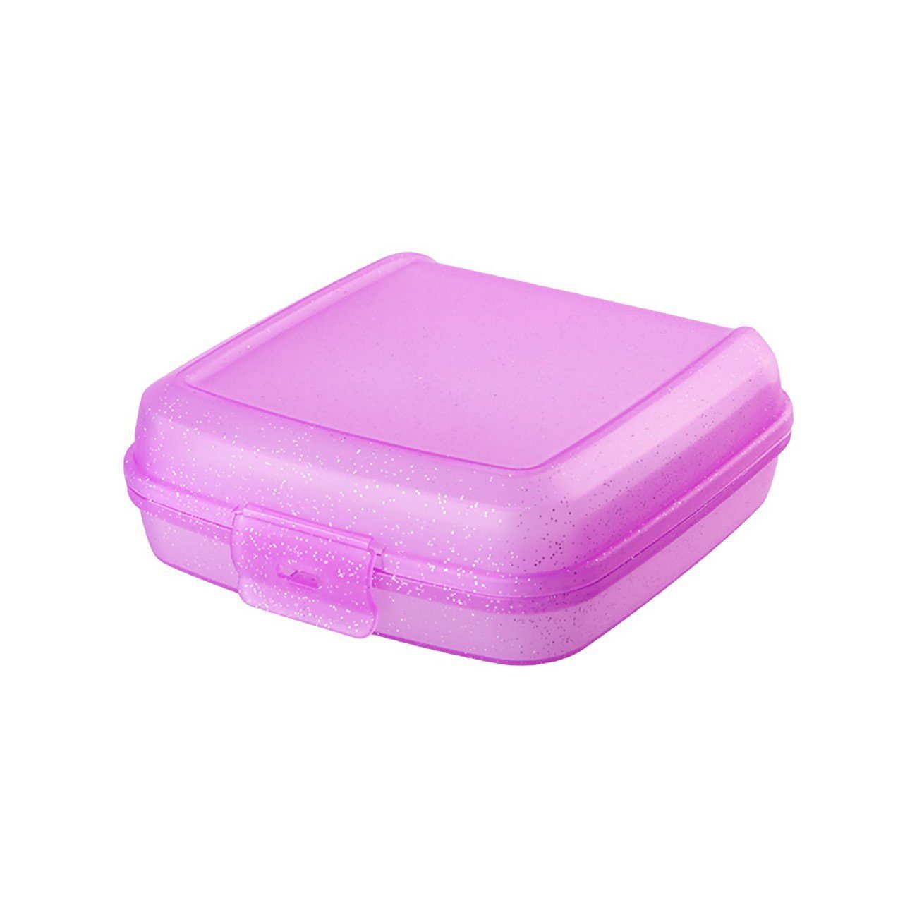 Engelland Lunchbox Brotdose mit Klickverschluss, Kunststoff (BPA-frei), (Vorteils-Set, 1-tlg., Ideal für Schule, Kindergarten und Arbeit), BPA frei, robuster Kunststoff, spülmaschinengeeignet Pink