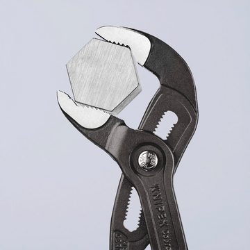 Knipex Wasserpumpenzange 87 01 300 Cobra® Hightech, 1-tlg., grau atramentiert, mit rutschhemmendem Kunststoff überzogen 300 mm
