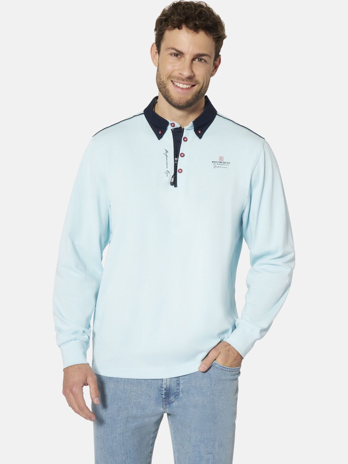 Babista Sweatshirt MODASOLE mit stilvollen Kontrastdetails