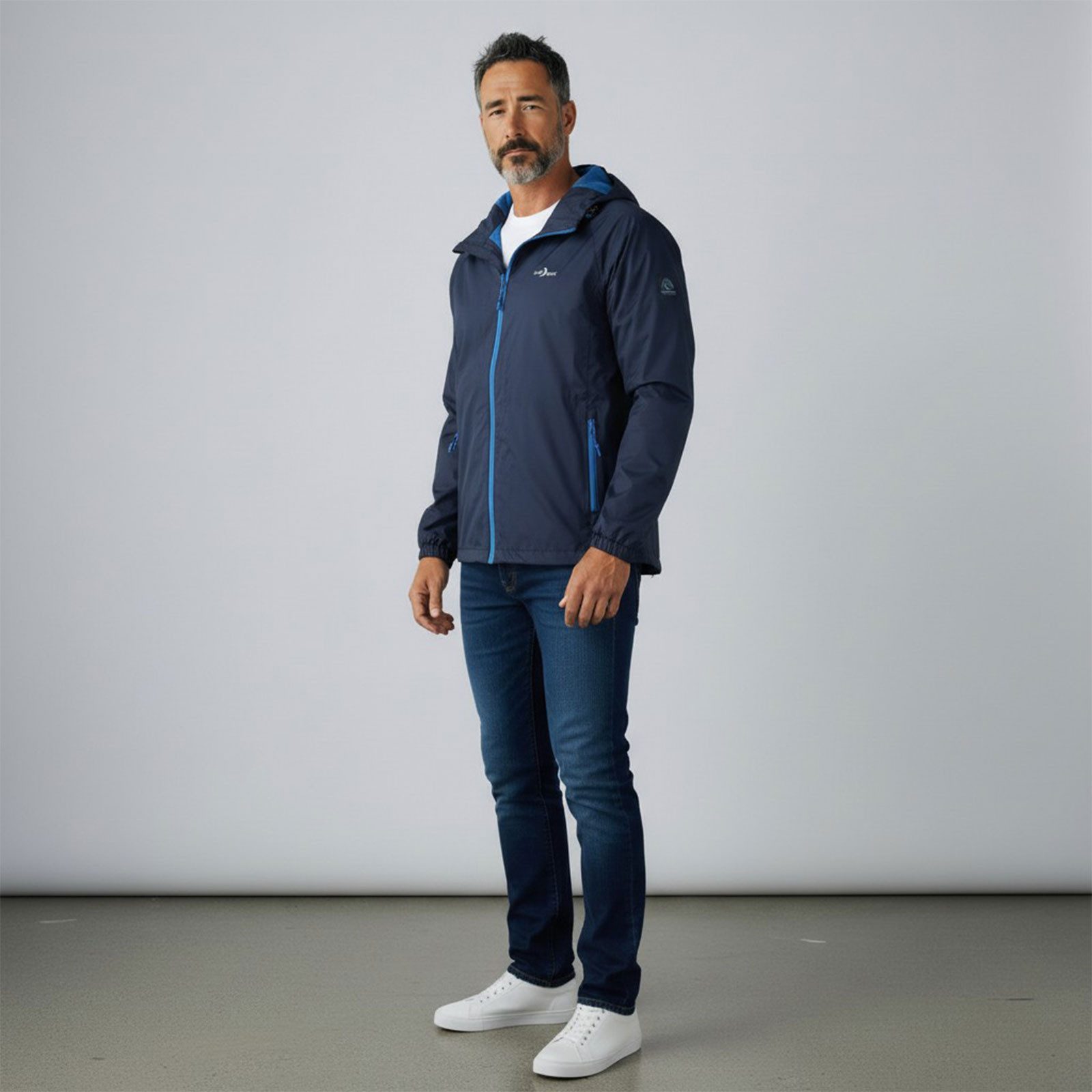 Blue Wave Funktionsjacke Fabian Herren Outdoor-Jacke Fabian - Regenjacke Wander- und Fahrradjacke