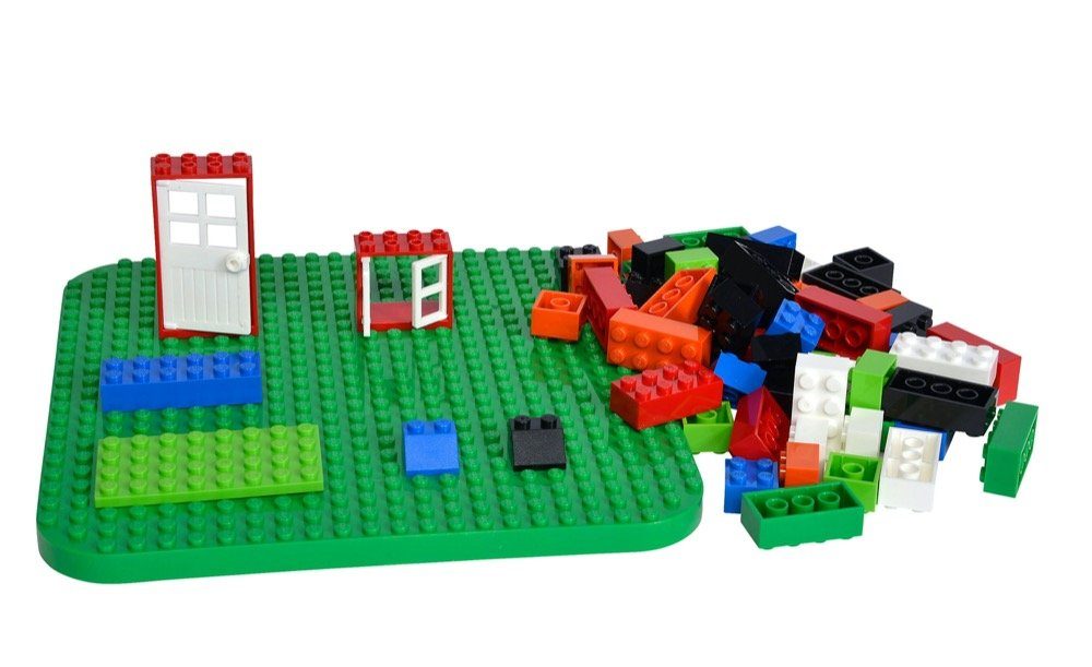 SIMBA Simba Konstruktionsspielzeug Blox Eimer 500 Teile bunt 104114519 Spielbausteine