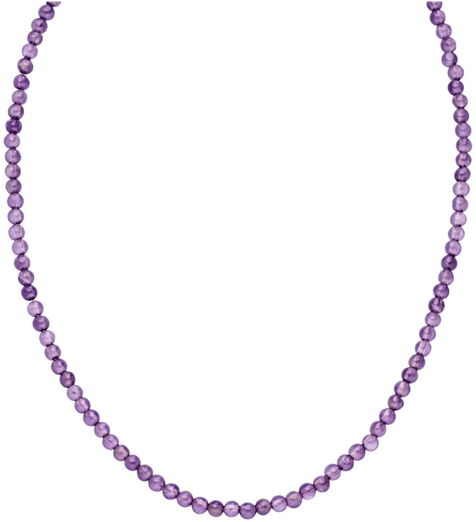 Purelei Perlenkette Schmuck Geschenk Edelstein, 23381, mit Amethyst oder Aventurin
