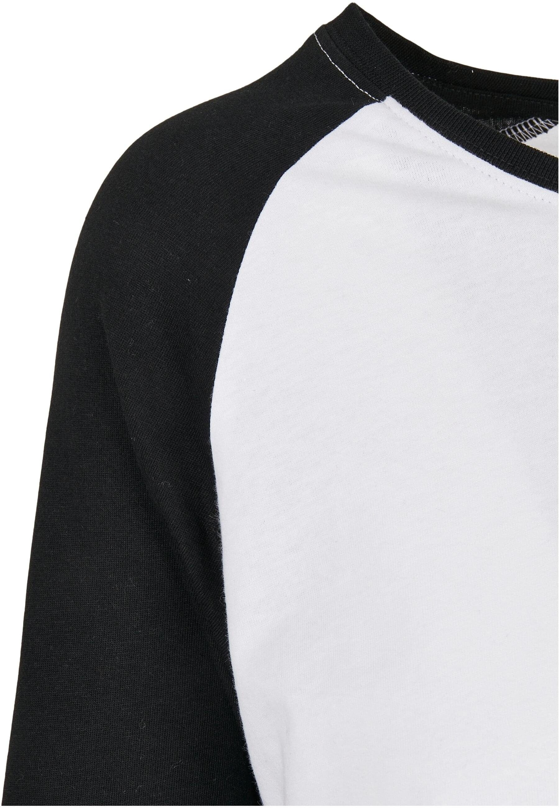 CLASSICS white/black URBAN Ladies Raglan Langarmshirt (1-tlg) Longsleeve Contrast Damen