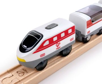 Hape Spielzeug-Eisenbahn Großstadtlandschaft Eisenbahn in Aufbewahrungsbox, FSC®- schützt Wald - weltweit