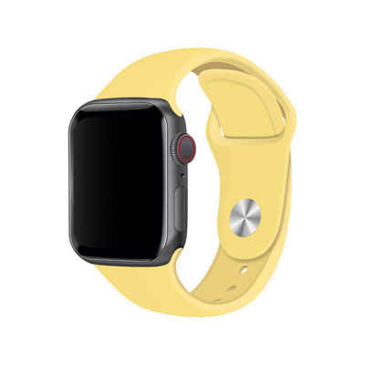 SmartUP Smartwatch-Armband Sport Armband für Apple Watch 1/2/3/4/5/6/7/8/9 SE Ultra, Sportband 38/40/41mm 42/44/45/49mm, Silikon Ersatz Armband