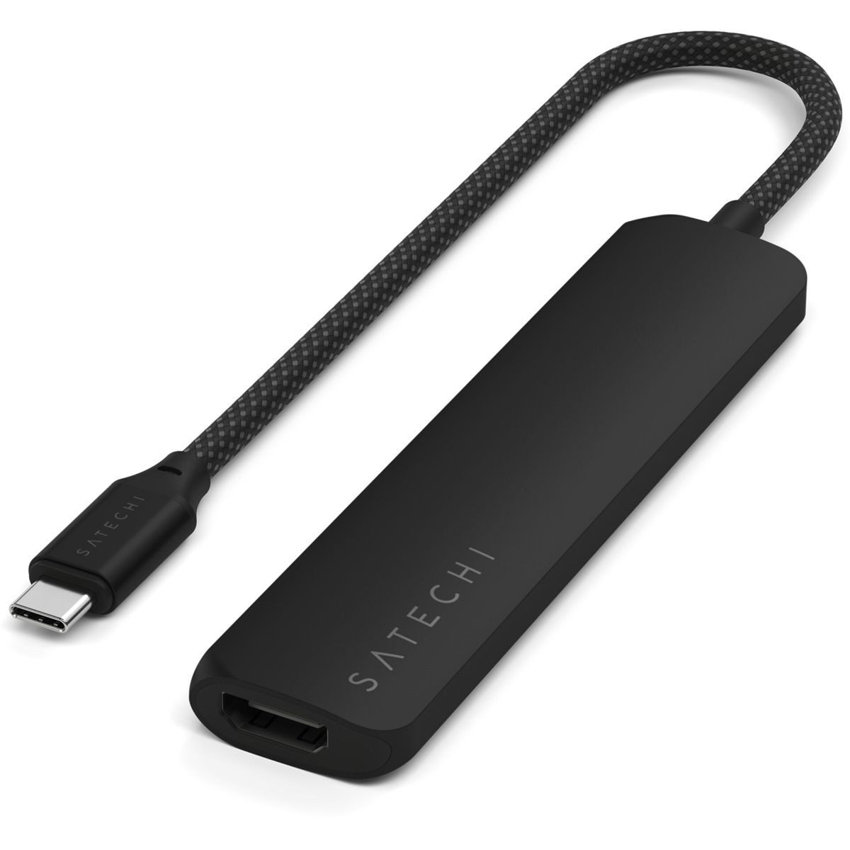 Satechi USB-C 6-in-1 Slim Multiport Adapter 4K Netzwerk-Switch