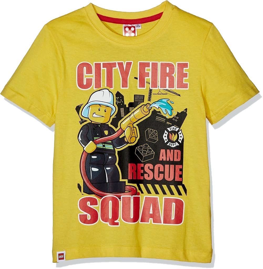 LEGO® kidswear Print-Shirt LEGO City Feuerwehr Jungen T-Shirt 4 6 8 10 Jahre Lego Kinderkleidung