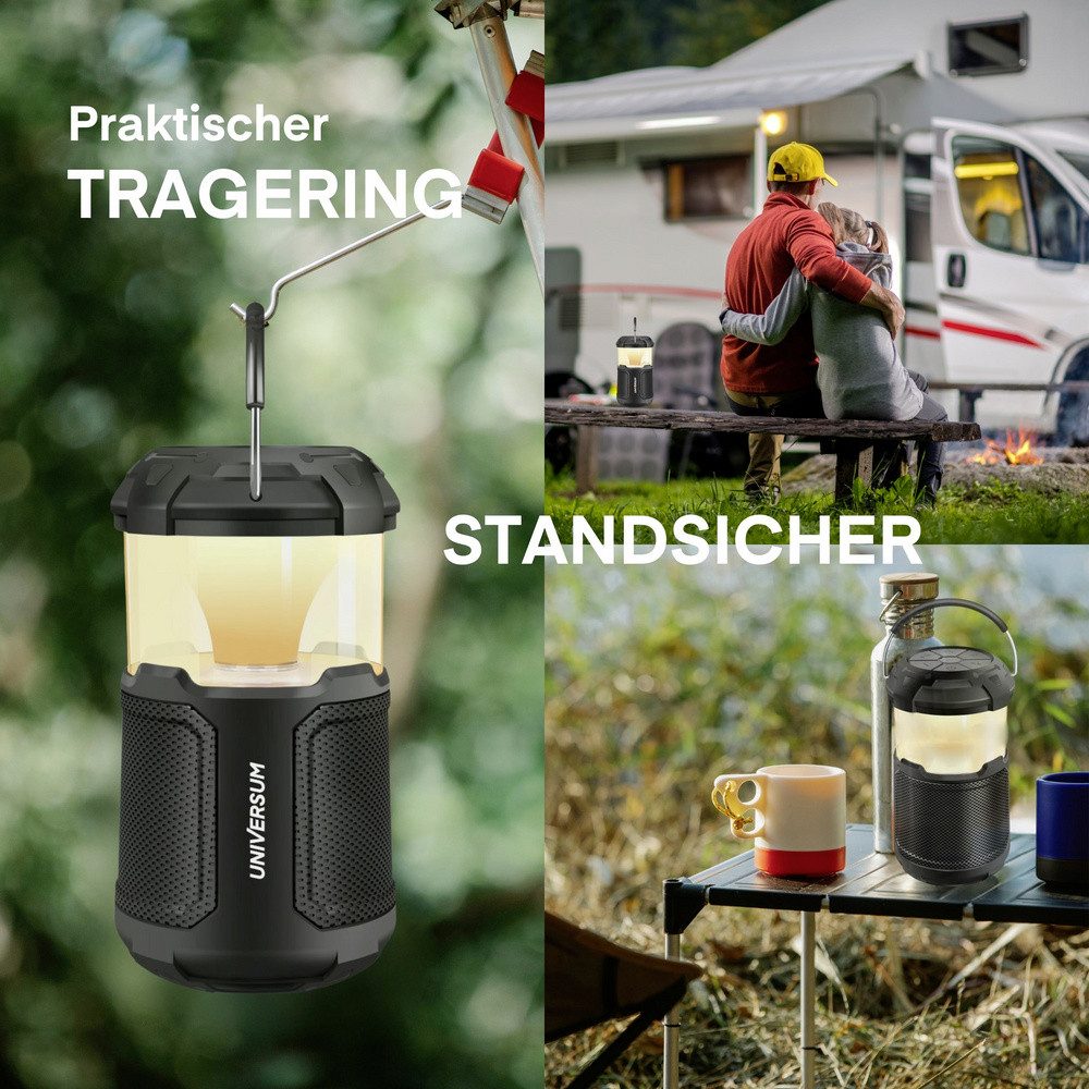 Universum UNIVERSUM BT 300 Bluetooth® Lautsprecher AUX, Outdoor, USB Schwarz Smart Speaker