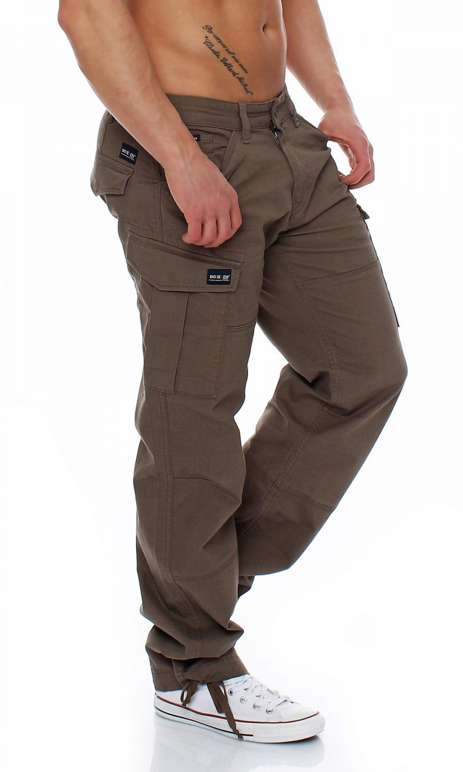 Big Seven Cargojeans Big Seven Brian Cargo Hose Comfort Fit Herren Jeans Ho günstig online kaufen