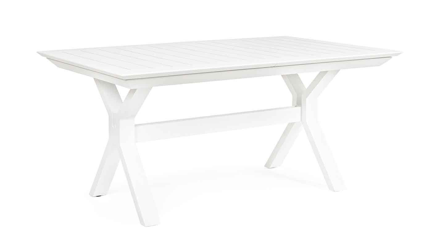 Esstisch Kenyon Ausziehbar, 180-240x100 cm, Weiß