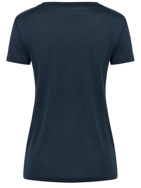SUPER.NATURAL T-Shirt für Damen, Merino ETRETAT CLIFFS Berg Motiv, aktiv
