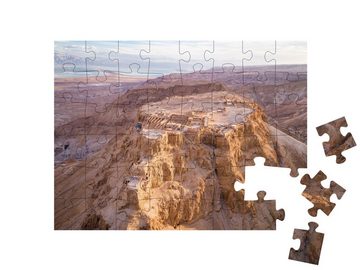 puzzleYOU Puzzle Die Festung von Masada, Israel, 48 Puzzleteile, puzzleYOU-Kollektionen Israel