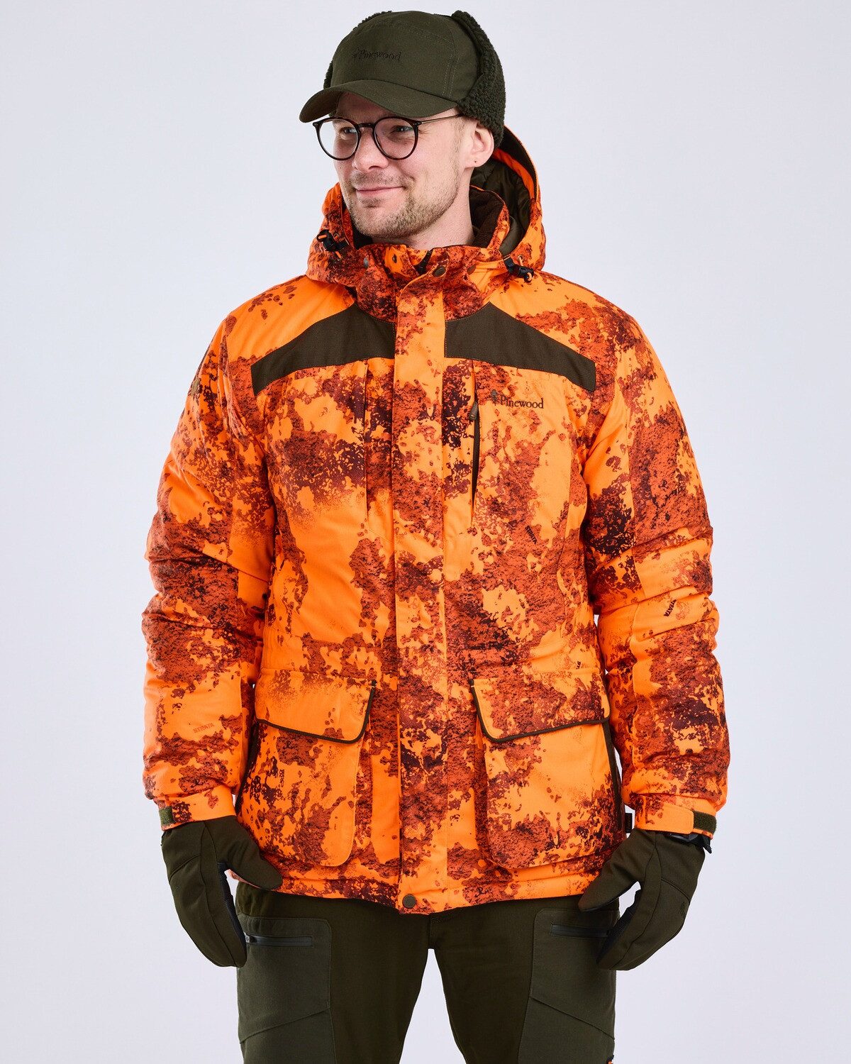 Pinewood Winterjacke Winter-Jagdjacke Abisko 2.0 Versiegelte Nähte, Wasserdicht
