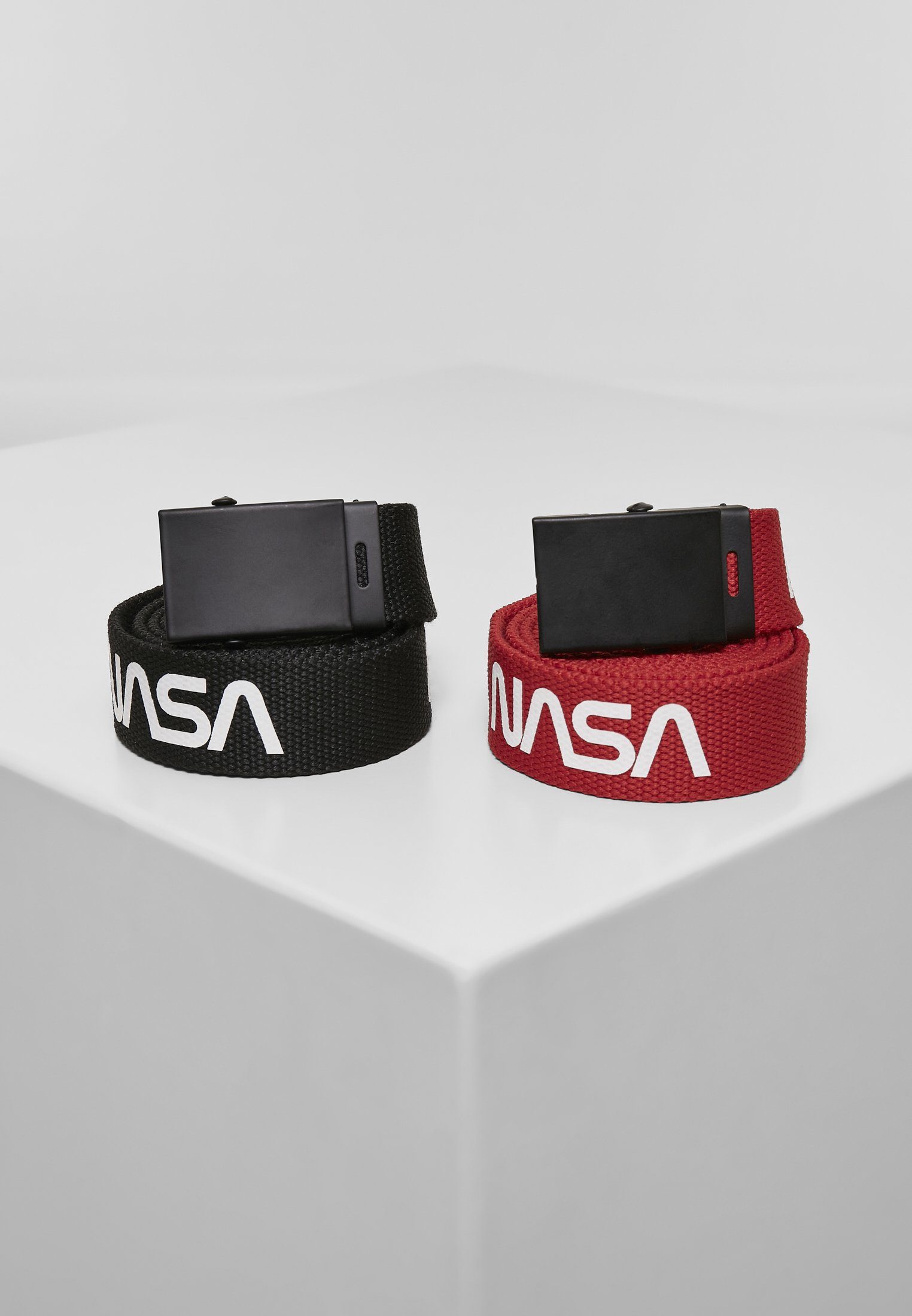 MisterTee Hüftgürtel Accessoires NASA Belt 2-Pack extra long black-red