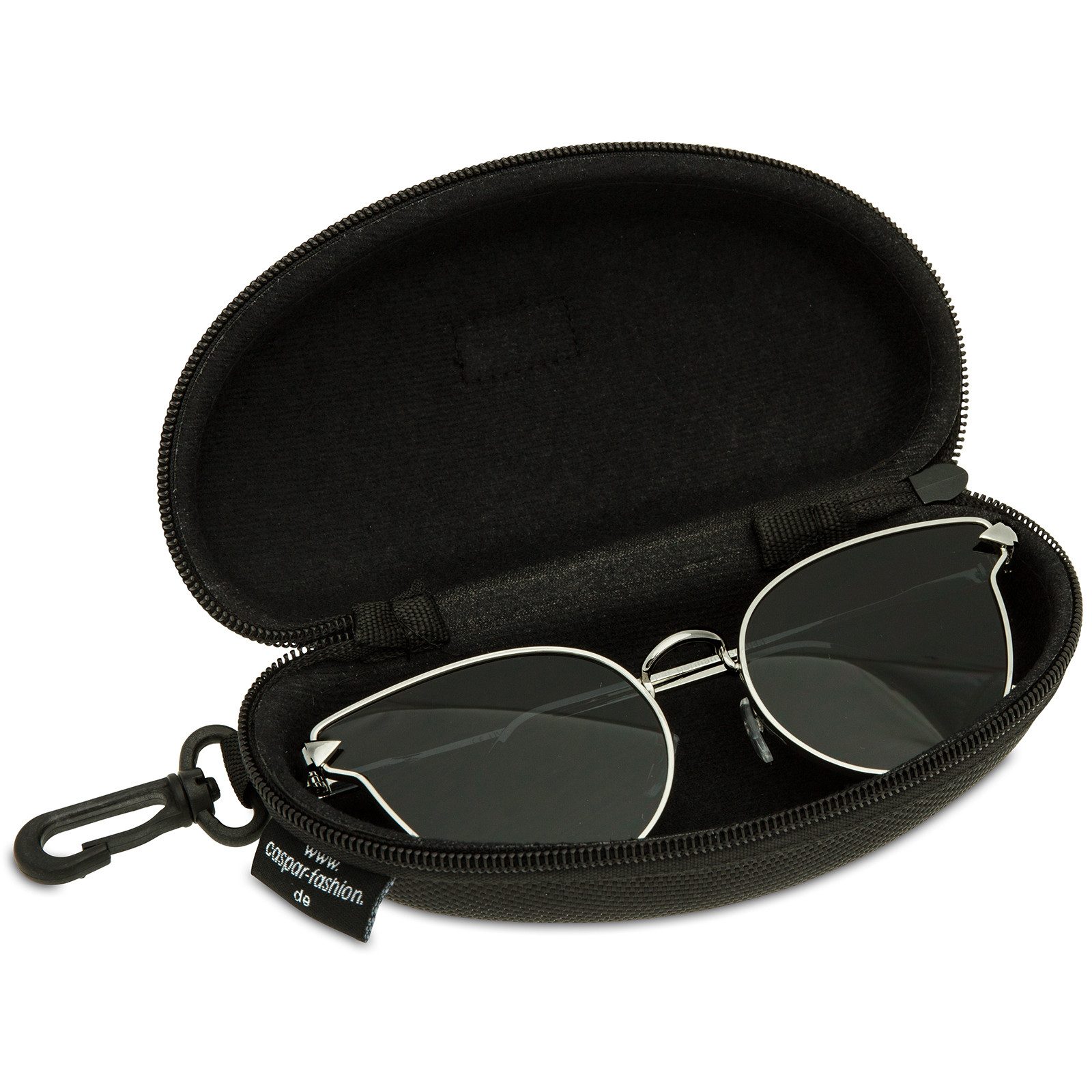 Caspar Sonnenbrille SG043 große Damen Cat Eye Katzenauge Sonnenbrille