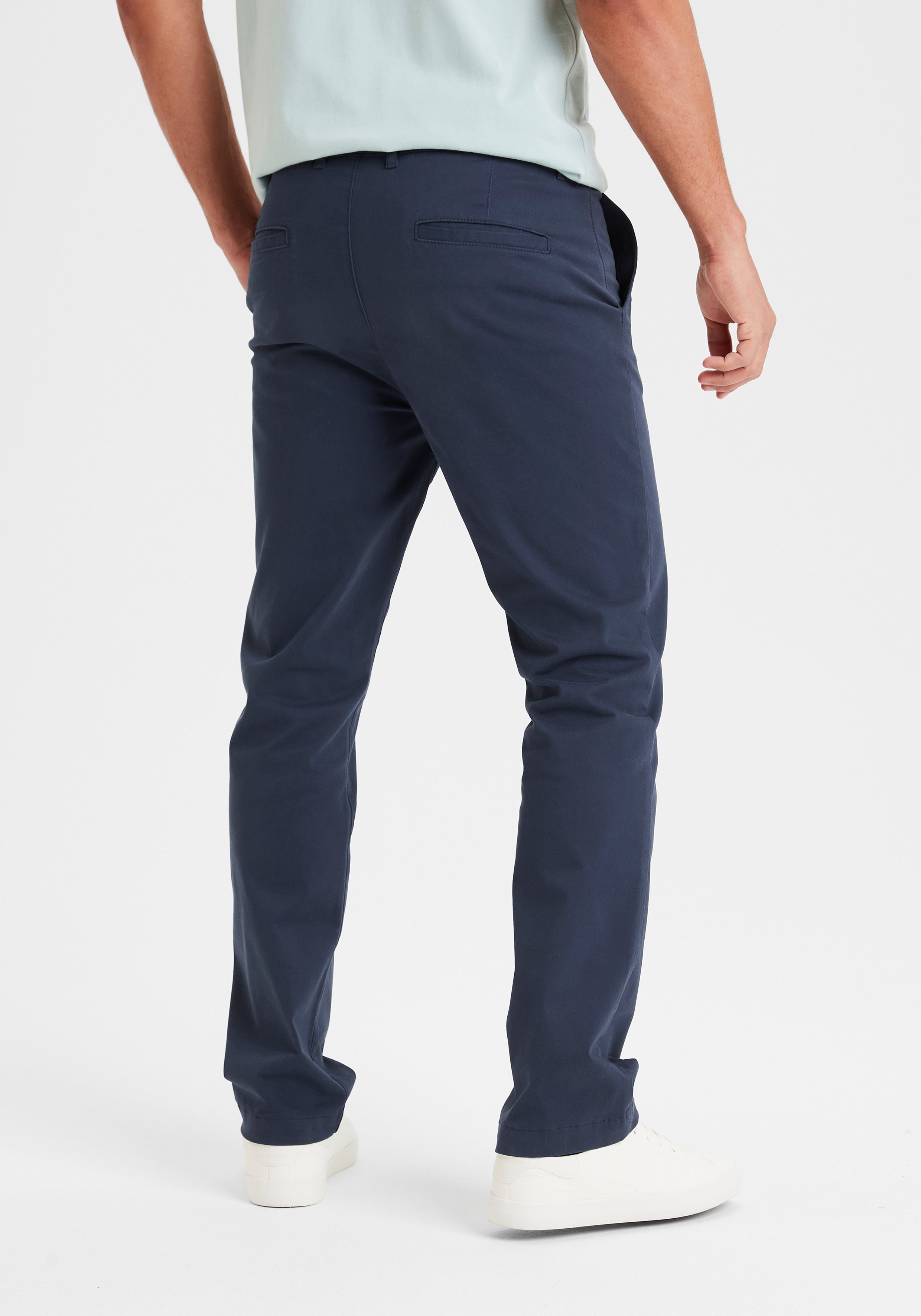 H.I.S Chinohose regular-fit lange Hose, aus elastischer Baumwoll-Qualität