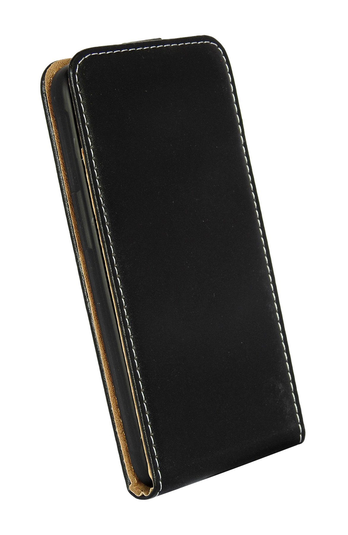 cofi1453 Handyhülle Handytasche SAMSUNG GALAXY XCOVER 5 EE schwarz, Schutzhülle Handy Flip Cover Klapptasche Schwarz