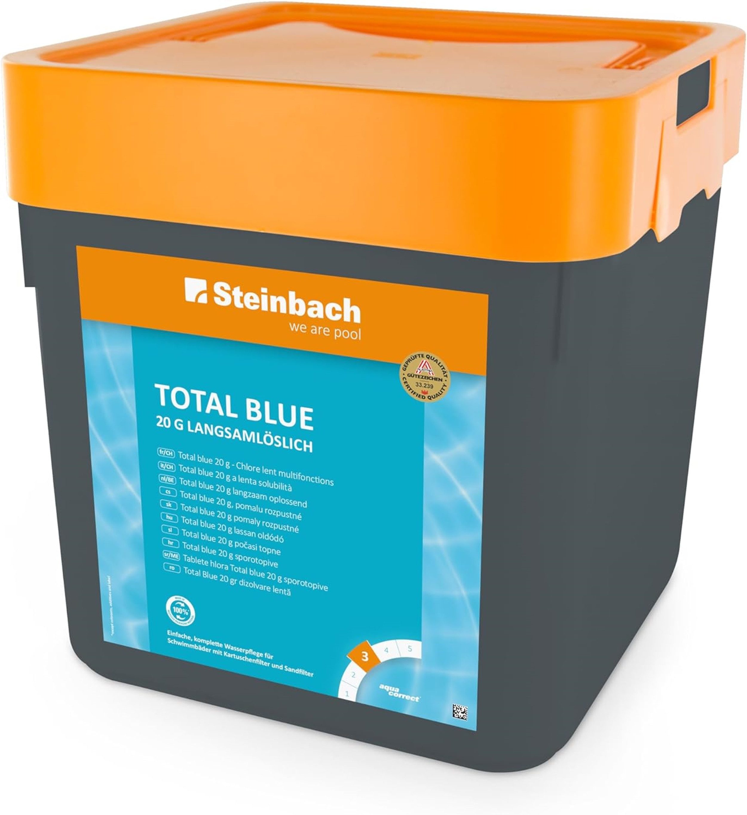 Steinbach Poolpflege Total Blue, langsamlöslich, Chlorprodukte, günstig online kaufen
