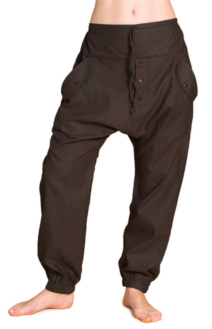 Haremshose Yogipants Typ2 Baggy Haremshose aus weicher Baumwolle bequeme