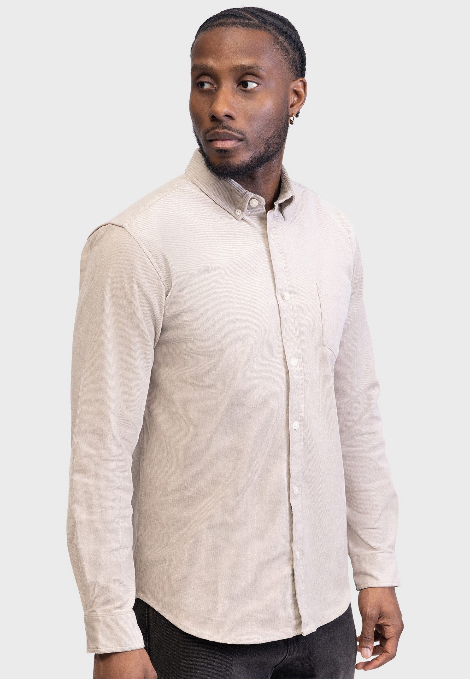 REDEFINED REBEL Langarmhemd Redefined Rebel Shirt RRPark Shirt Corduroy REGULAR FIT