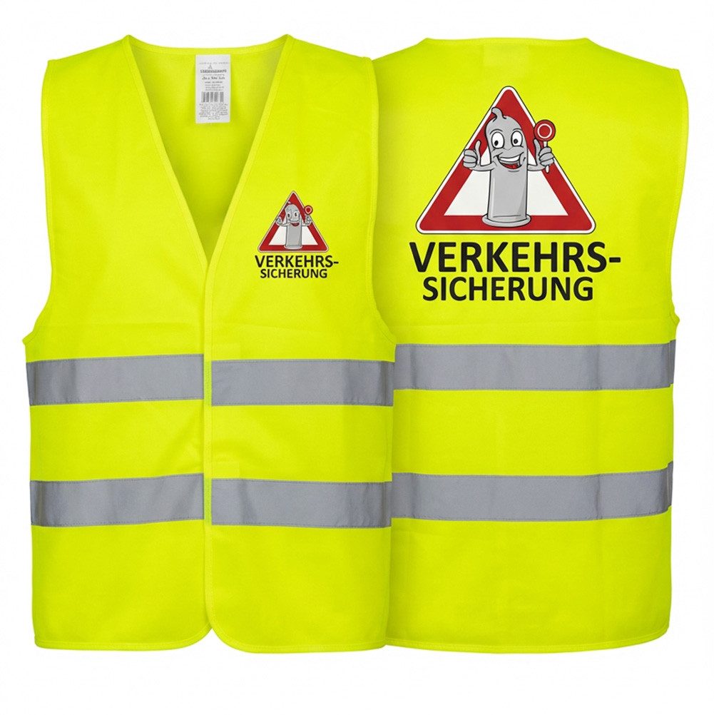 Goldschmidt Kostüme Kostüm Weste Verkehrssicherung gelb