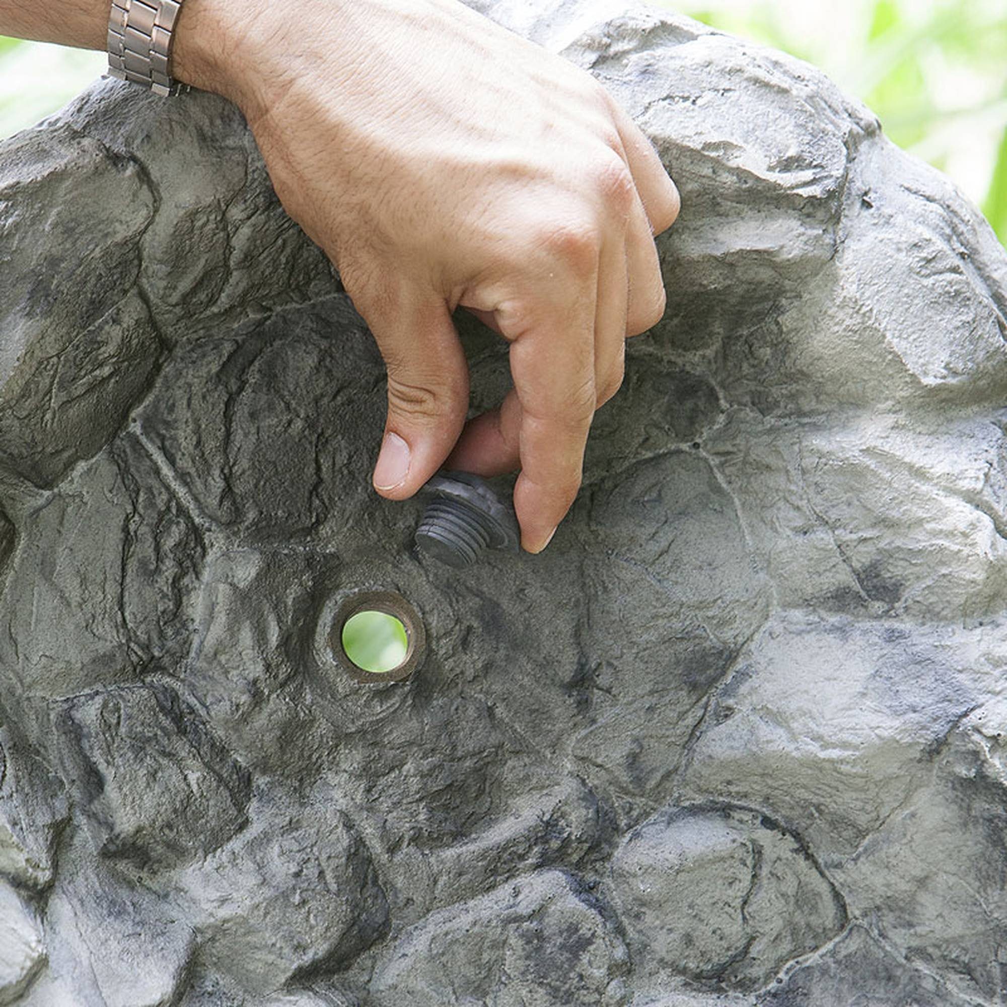 Thumbnail - Heissner Bachlaufschale Bachlaufschale felsgrau, 87x68x8 cm, m. Pumpenansc