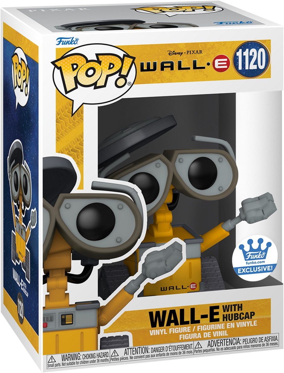 Spielfigur Disney Wall-E with Hubcap Exclusive 1120 Pop!