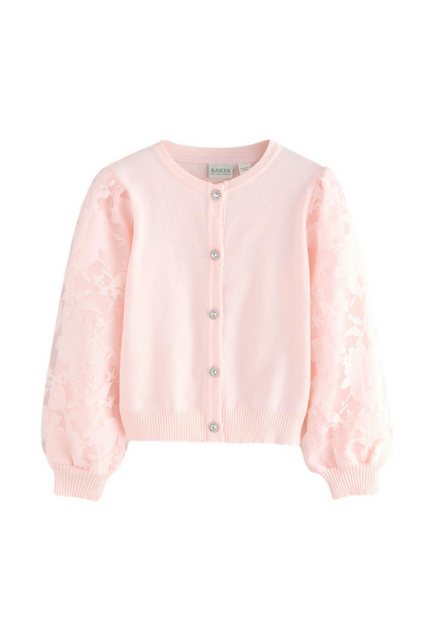 Baker by Ted Baker Strickjacke Baker by Ted Baker Strickjacke mit Netzstoff günstig online kaufen