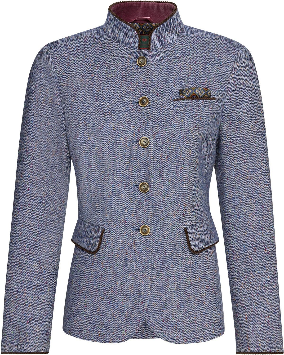 Reitmayer Trachtenjacke Tweed-Stehkragenjacke