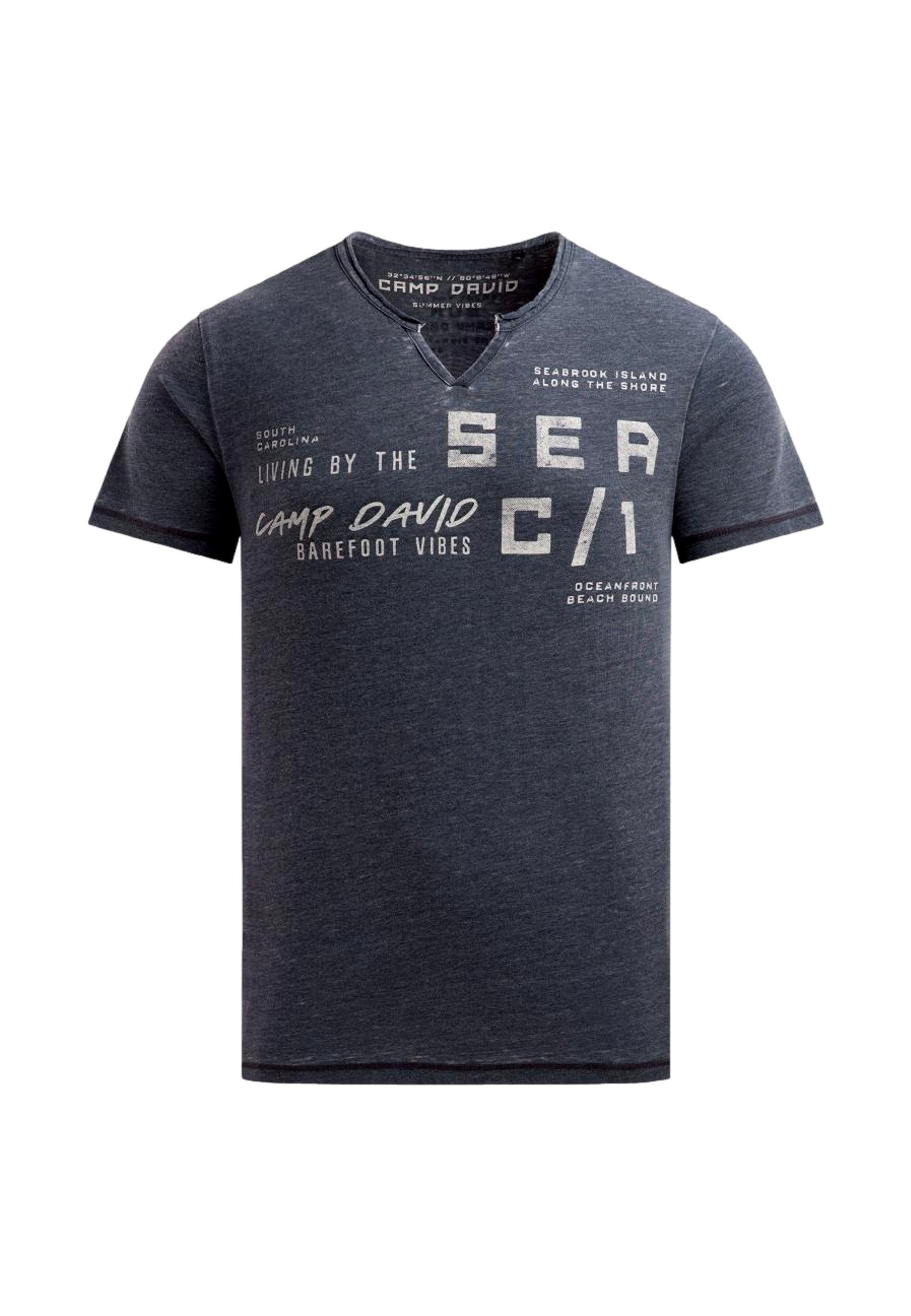 CAMP DAVID T-Shirt T-Shirt Oceanfront Kurzarmshirt (1-tlg., 1)