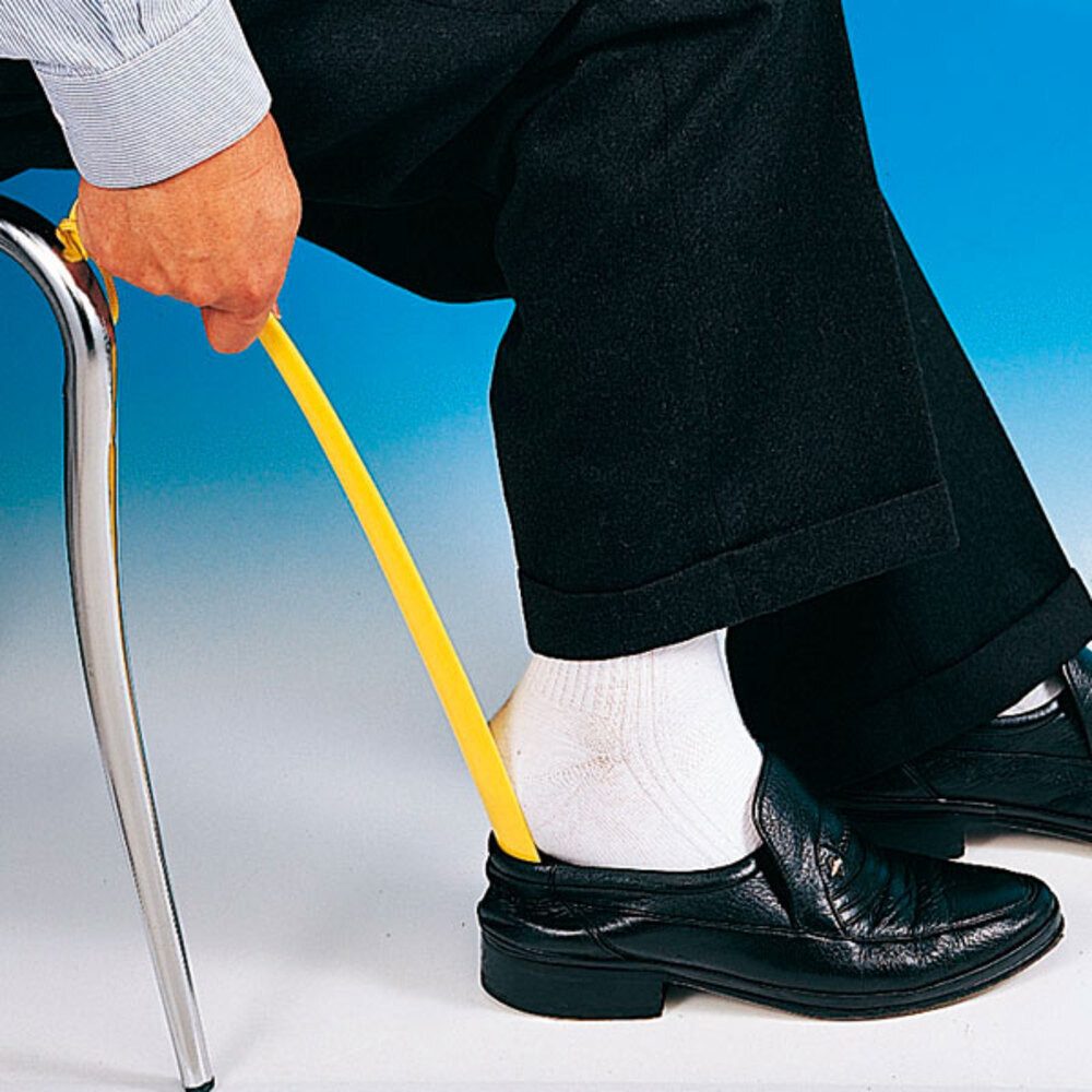 DocMed Schuhlöffel Servocare Schuhanzieher Lang (Schuhanzieher, 1-tlg., Komfortable, Altershielfe), Ergonomischer Handgriff
