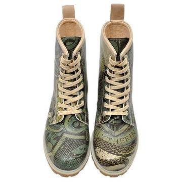 DOGO Slytherin Pride Harry Potter Schnürboots Vegan