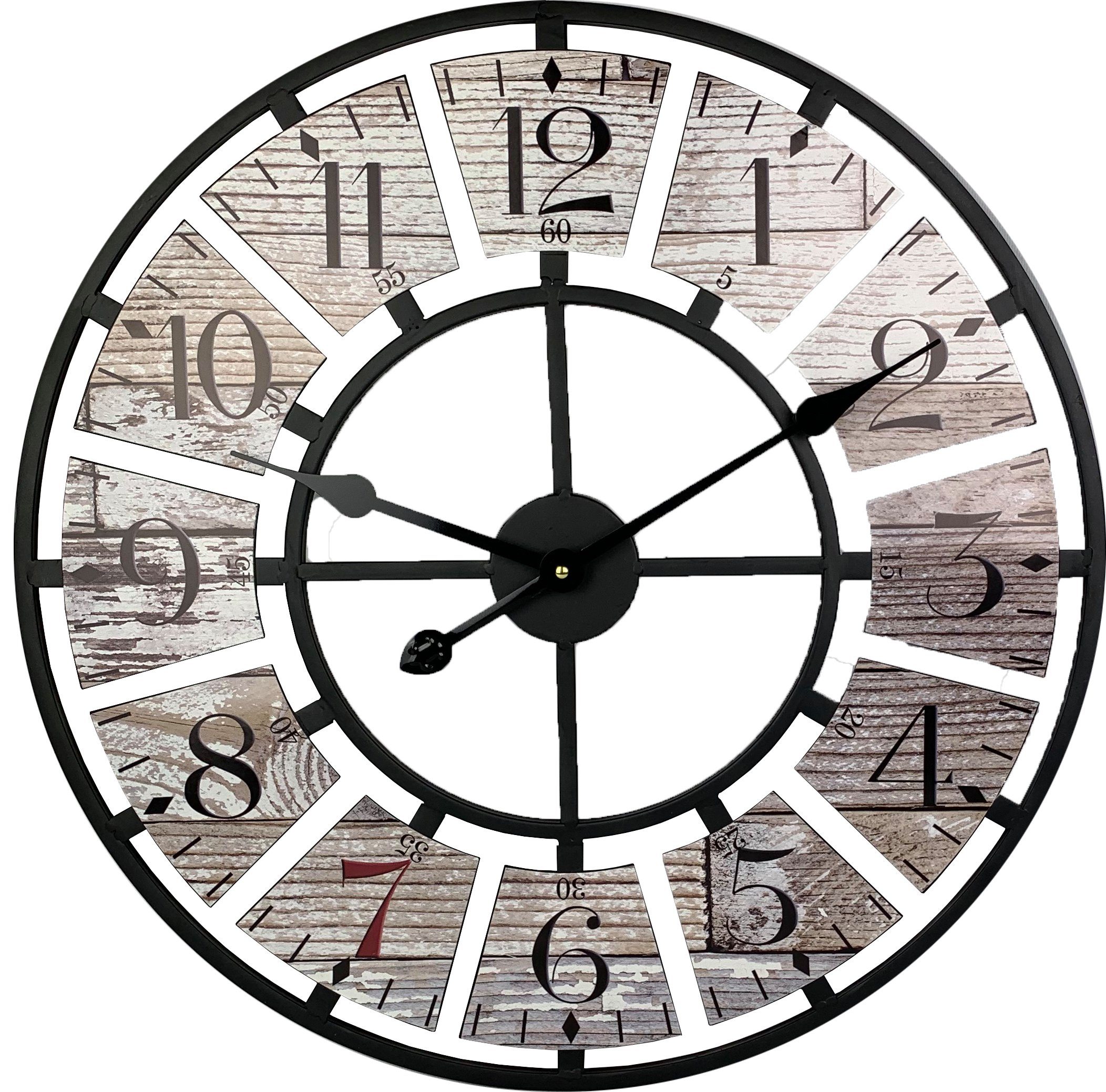 technoline Wanduhr WT 1411 (mit MDF-Metallrahmen)