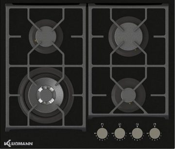 Klugmann Backofen-Set KO1076TFX+KT6000B5, mit 1-fach-Teleskopauszug, TFT Touch, 76l, 10 Funktionen, WOK-Aufsatz, WOK-Brenner 4kW.