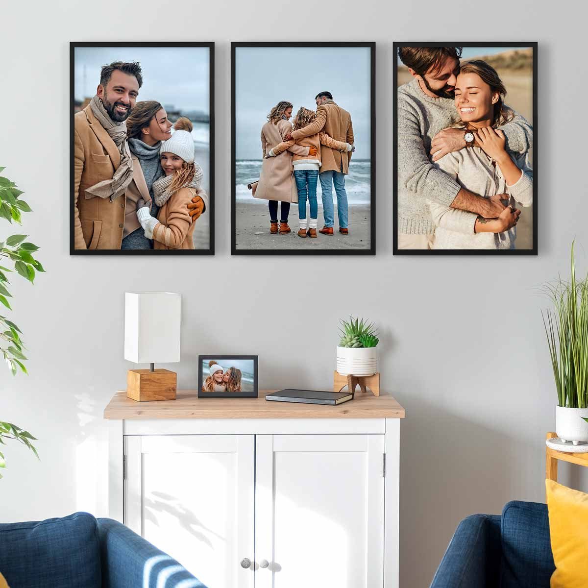 PHOTOLINI Bilderrahmen 3er Set, stabiles MDF-Holz, günstig online kaufen
