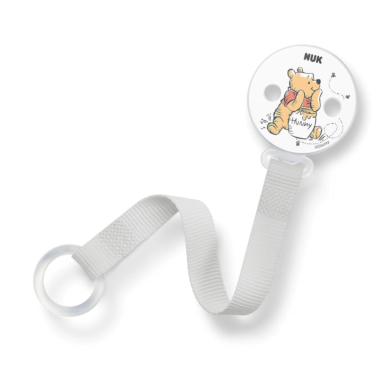 NUK Schnullerbefestigung NUK Schnullerband – Disney Winnie the Pooh Motiv, (1-tlg) – Bild 2 von 5