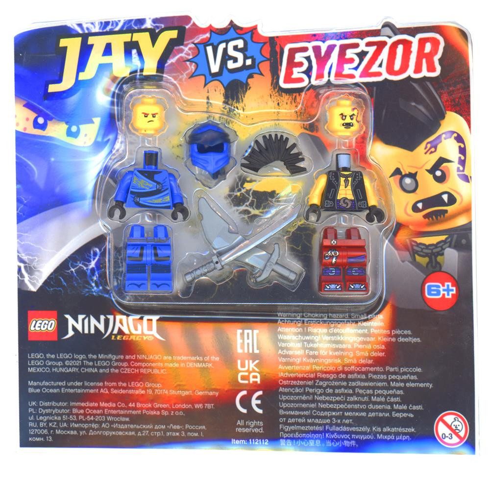 LEGO® Sammelkarte Blue Ocean - LEGO Ninjago - Sammelfigur Jay vs. Eyezor