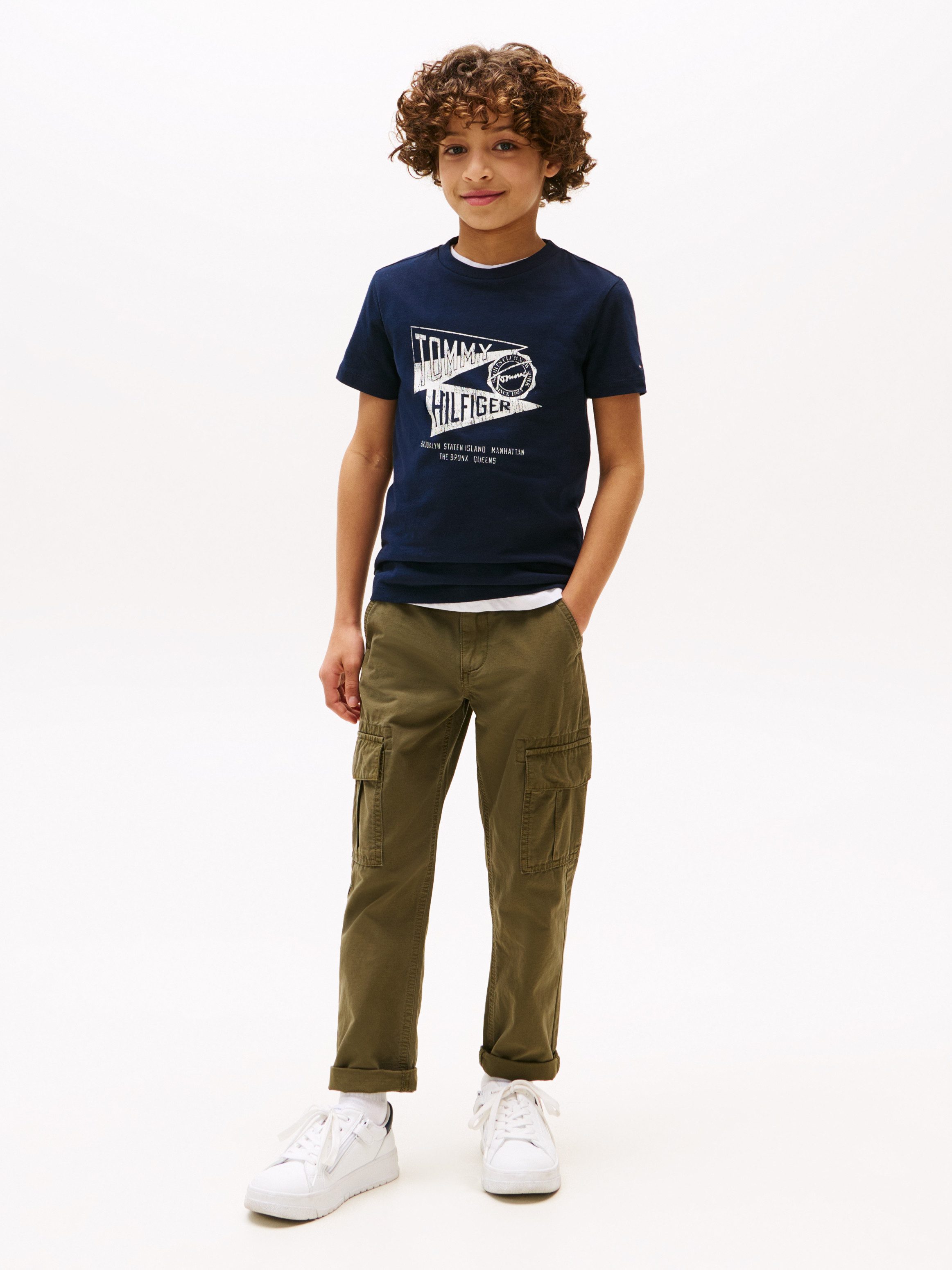 Tommy Hilfiger T-Shirt TEXTURED GRAPHIC PRINT günstig online kaufen