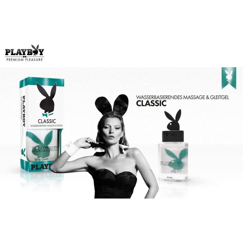 PLAYBOY Gleitgel Premium Gleitgel auf Wasserbasis, Massage- & Erotik CLASSIC 88,7 ml, 1-tlg.