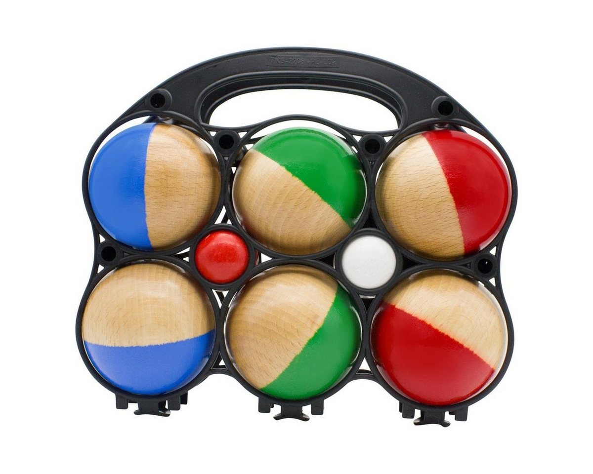 GICO Spielzeug-Gartenset GICO Boccia Spiel 6er aus Massivholz, Durchmesser 7 cm 3010