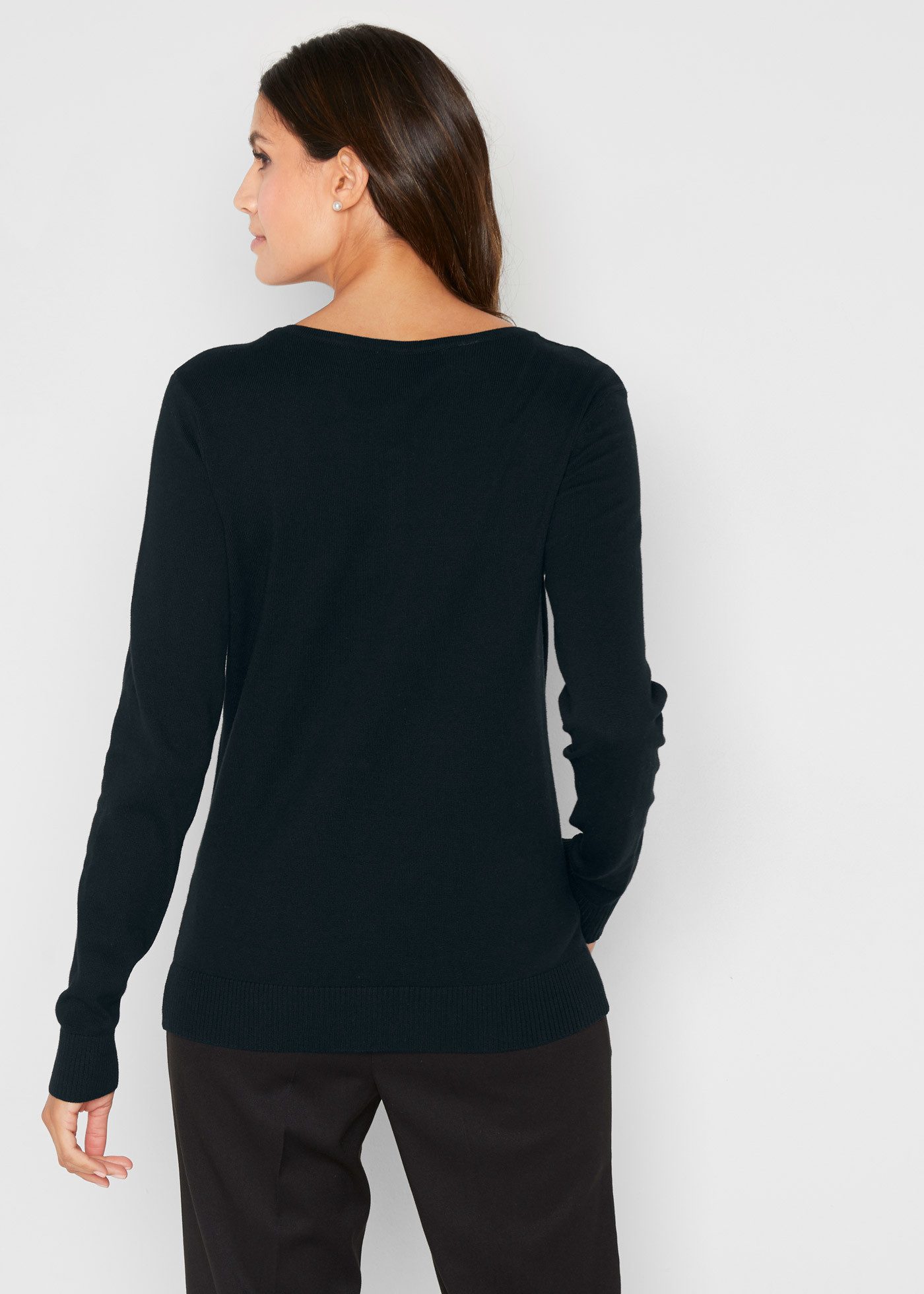 bonprix Strickjacke Enge Feinstrickjacke günstig online kaufen