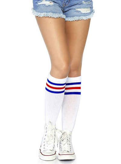 Leg Avenue Kostüm Tennissocken für Damen, Sehs sproty, aber nicht für Sandalen geeignet!