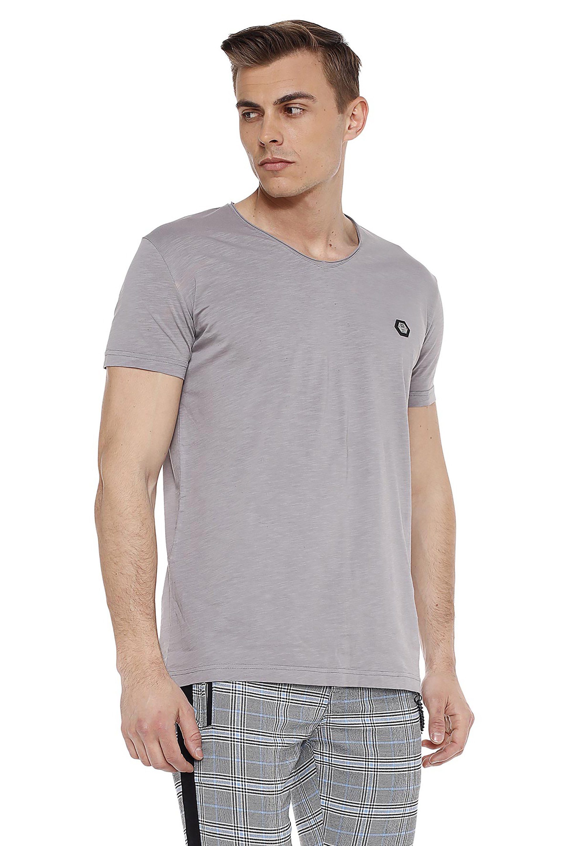 Cipo & im grau T-Shirt Baxx Loose-Fit