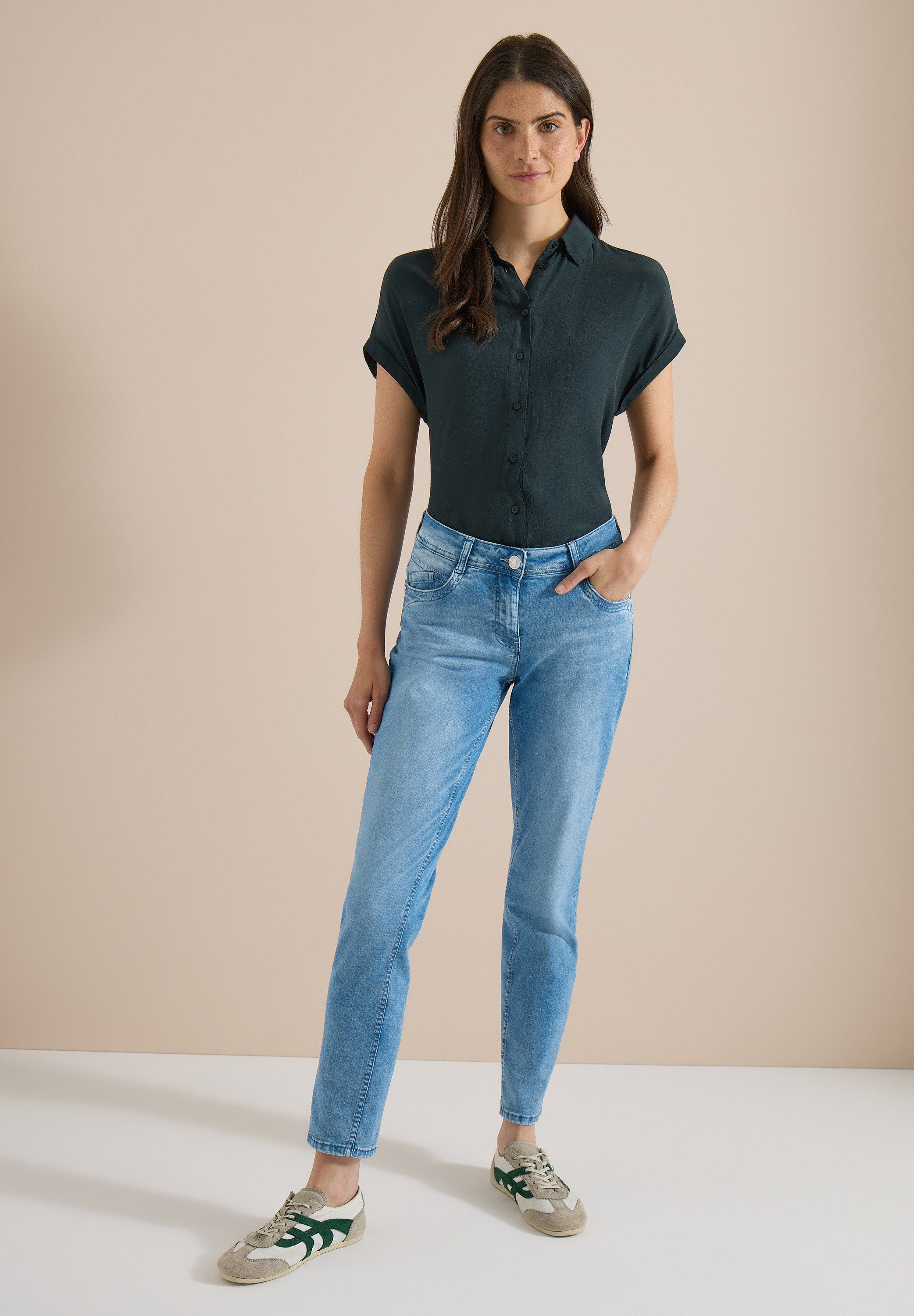CECIL Comfort-fit-Jeans Middle Waist – Bild 4 von 5