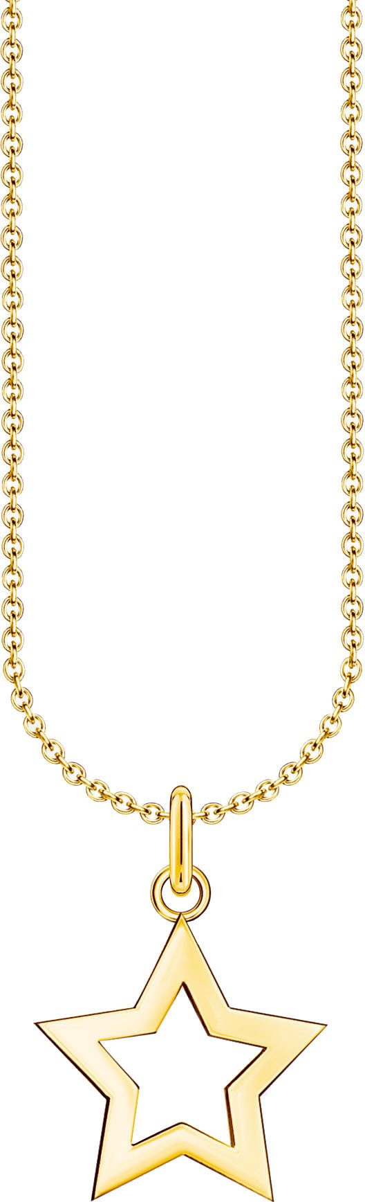 THOMAS SABO Kette mit Anhänger Stern-An...