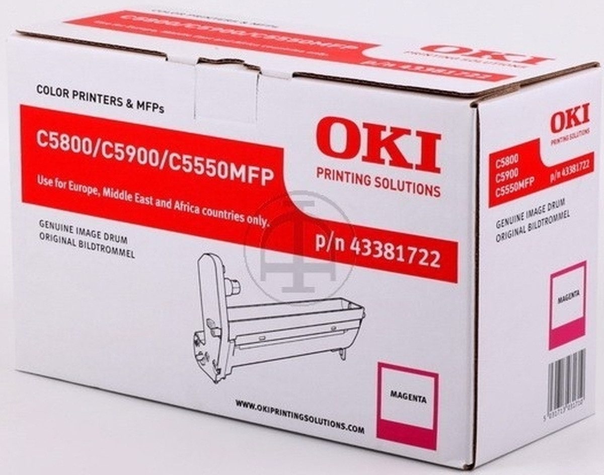 OKI Tonerpatrone Trommel Original Oki 43381722 magenta