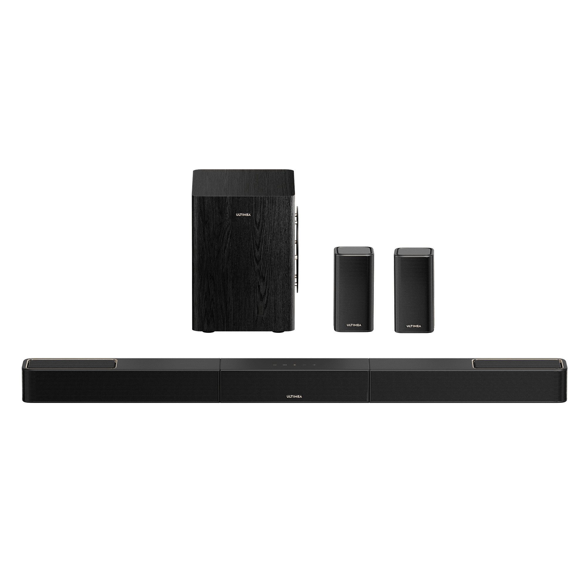 Ultimea Skywave 5.1.2ch Series Soundbar HDMI eARC und Bluetooth® 5.4 (Dolby Atmos-Heimkino,6.5'' Subwoofer,Soundbar für tv,Surround Sound System, 530 W, Soundbar für TV Geräte mit App Steuerung)