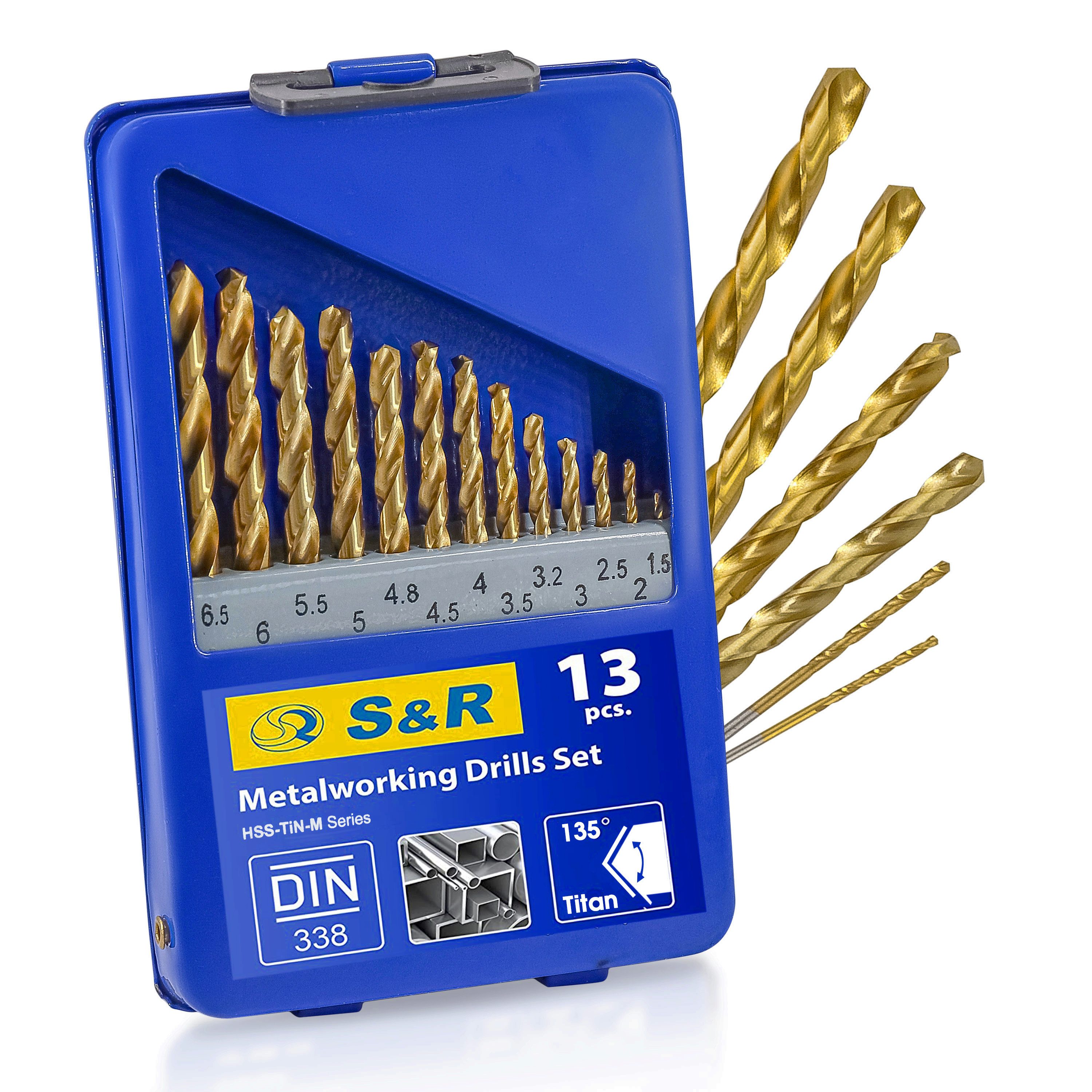 S&R Metallbohrer Bohrerset HSS-G, Präzisionsbohrer für günstig online kaufen