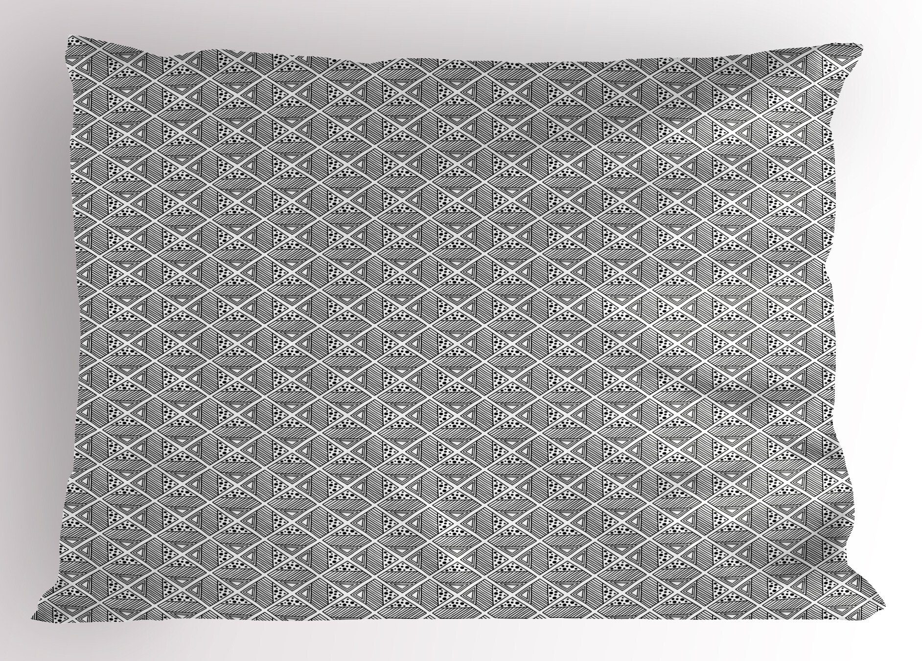 King Gedruckter Geometric Kissenbezüge Size (1 Dekorativer Abstrakt Stück), Abakuhaus Boho Kissenbezug, Standard Squares