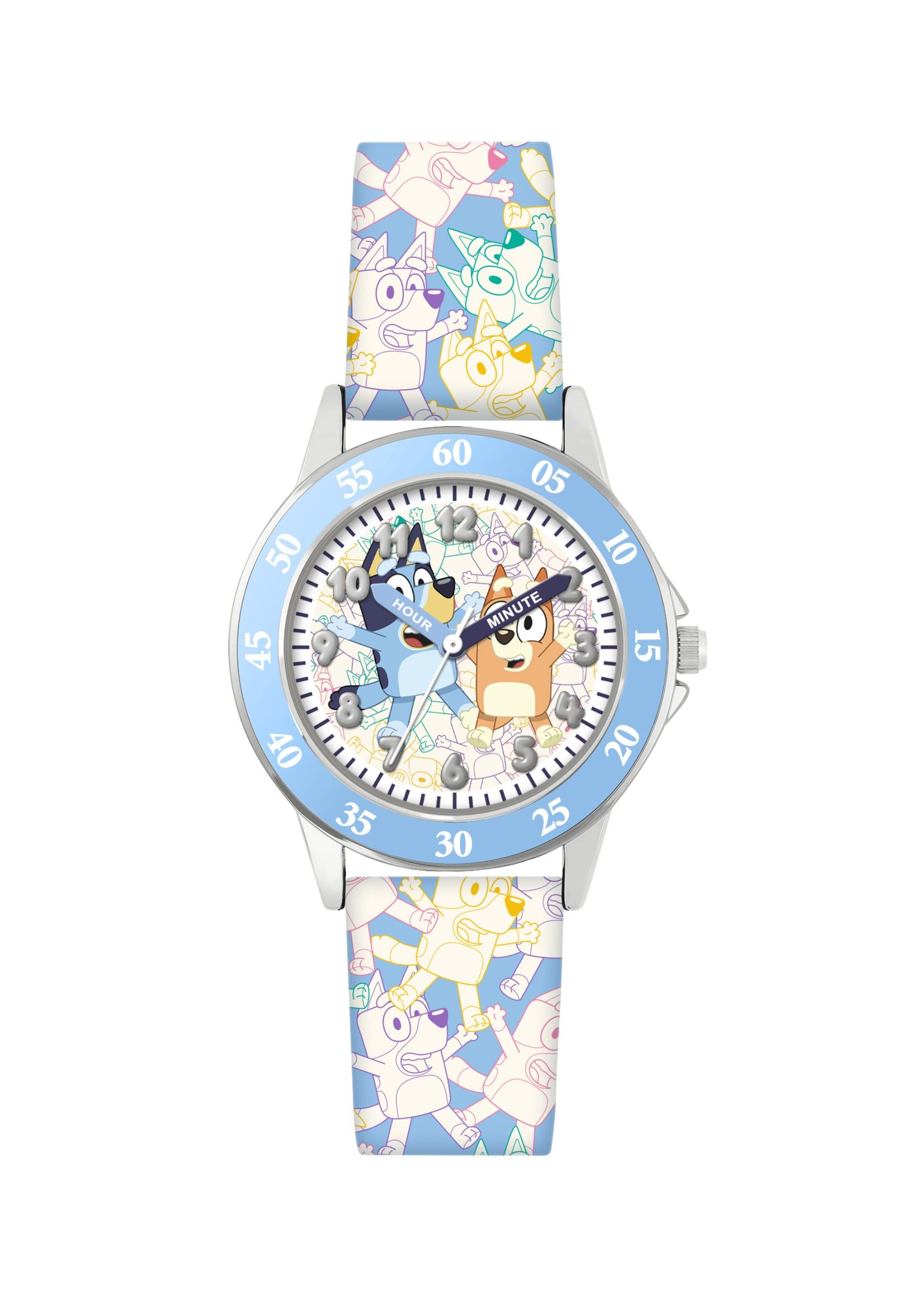 Disney Quarzuhr Bluey BLY9004 Kinderuhr, (Set)